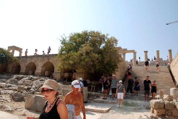 300 Rodos  -  Lindos en acropolis