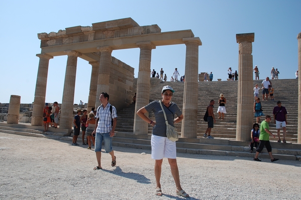 301 Rodos  -  Lindos en acropolis