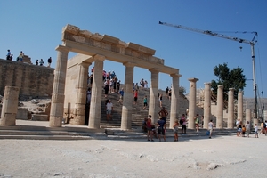 304 Rodos  -  Lindos en acropolis