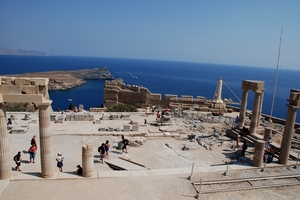 310 Rodos  -  Lindos en acropolis