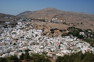 316 Rodos  -  Lindos en acropolis