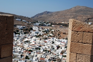 318 Rodos  -  Lindos en acropolis