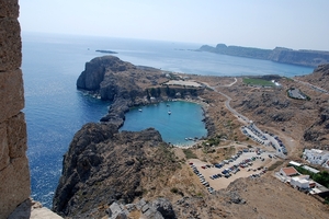 319 Rodos  -  Lindos en acropolis