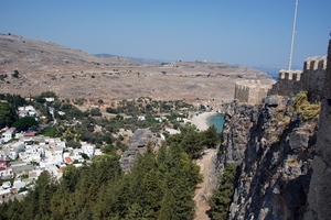 327 Rodos  -  Lindos en acropolis