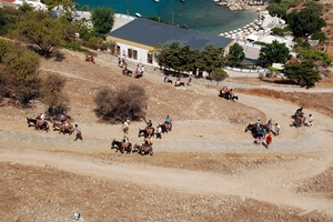 346 Rodos  -  Lindos en acropolis