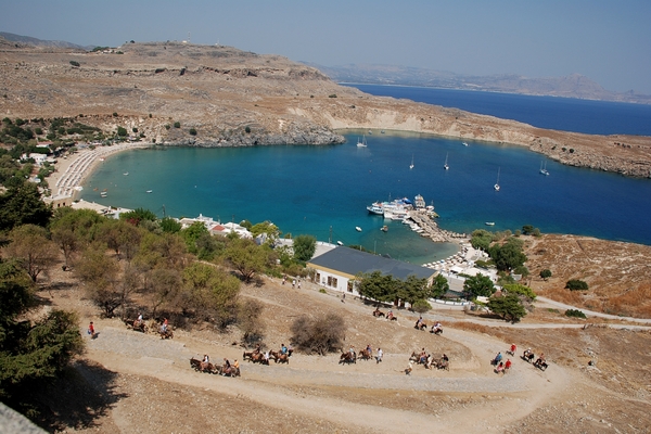 347 Rodos  -  Lindos en acropolis