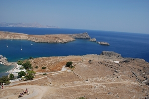 349 Rodos  -  Lindos en acropolis