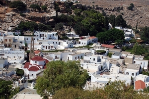 355 Rodos  -  Lindos en acropolis