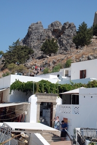 361 Rodos  -  Lindos en acropolis