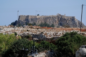 374 Rodos  -  Lindos en acropolis