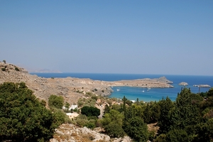 376 Rodos  -  Lindos en acropolis