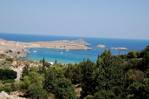 379 Rodos  -  Lindos en acropolis