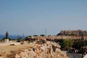380 Rodos  -  Lindos en acropolis