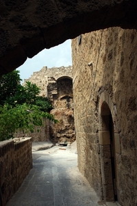 529 Rodos stad -  ruines van kerk