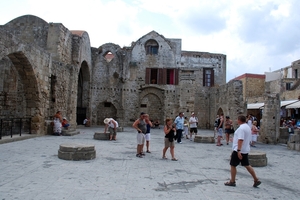 531 Rodos stad -  ruines van kerk