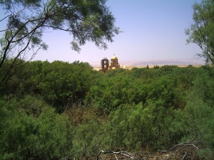 Kapel in Jordanie aan de grens met Israel