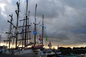 Nederlandse cruisezeilschepen in de Brugs haven