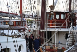 Nederlandse cruisezeilschepen in de Brugs haven