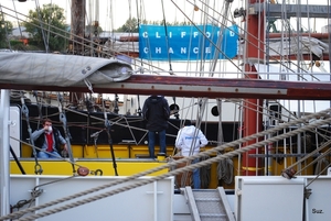 Nederlandse cruisezeilschepen in de Brugse haven