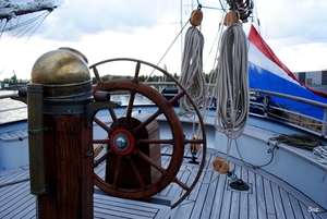 Nederlandse cruisezeilschepen in de Brugse haven