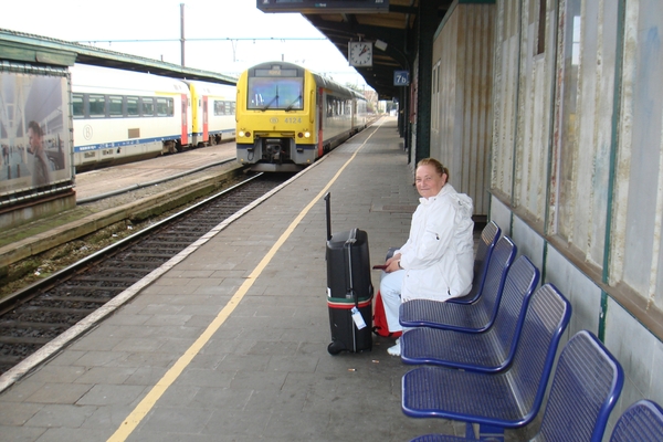 Vertrek Sint-Pietersstation Gent