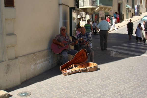 straatmuzikanten in Victoria