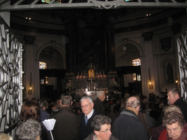 De Basiliek van Scherpenheuvel binnenaanzicht