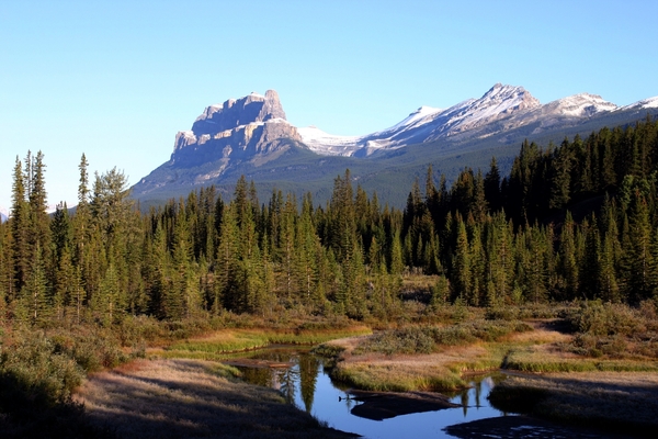 Castle Mountain (2 766 m) Banff Nationaal Park