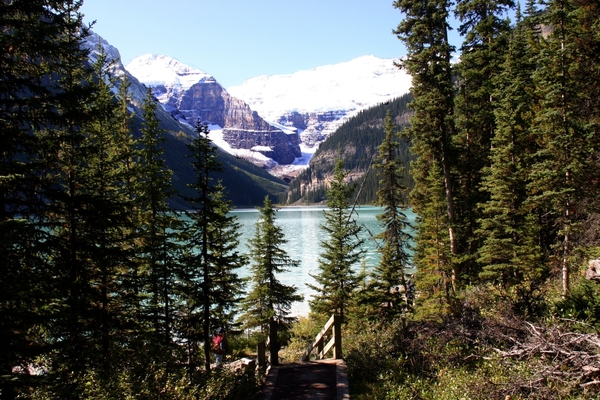 Lake Louise en Victoria gletsjer