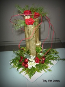 bloemschikken kerstmis