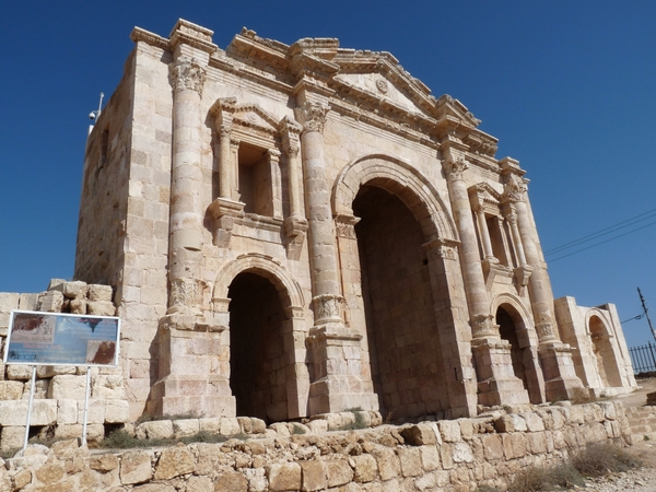 jerash jordanie ingang