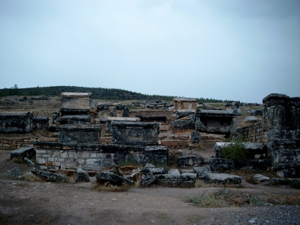 Turkije Hierapolis necropolis