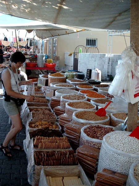 Turkije Guzelcamli marktdag