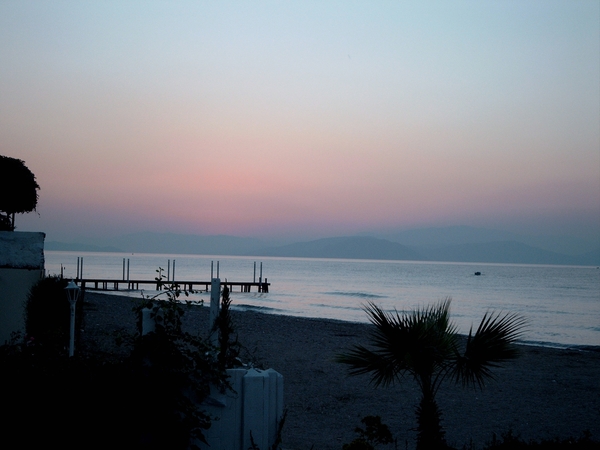 Turkije Guzelcamli zonsondergang