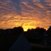 de zon wordt wakker.