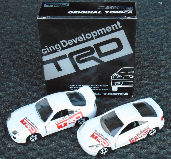 Tomica Amlux TRDsetof2 Toyota  033-6 SupraRZ & 096-4 Celica DSC00512