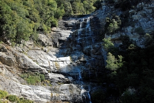 Waterval ' De Bruidsluier' nabij Ajaccio