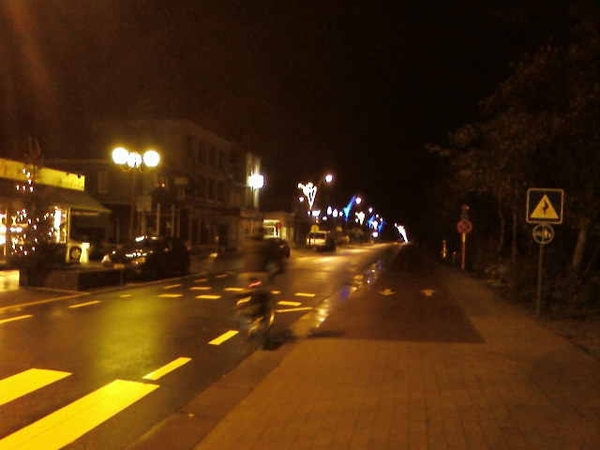 Met  Kerst verlichting KOK