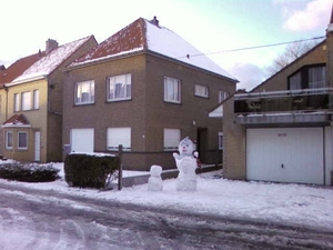 Sneeuwman IN KOK