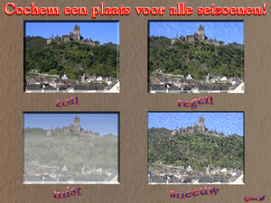 Cochem aan de Moezel.