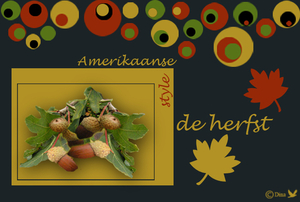 Amerikaanse style:De herfst