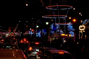 150Parijs dec 2011 - Champs Elysees bij nacht