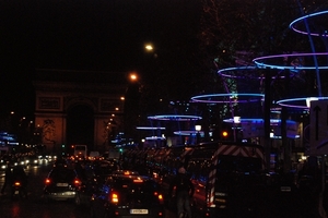 155Parijs dec 2011 - Champs Elysees bij nacht