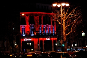 160Parijs dec 2011 - Champs Elysees bij nacht