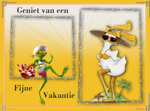 E- card vakantie wensen voor Seniorennet 1