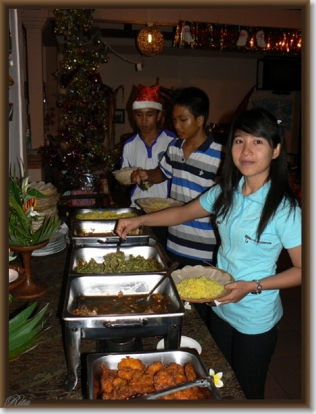 Kerstfeestje in Hotel Melamun