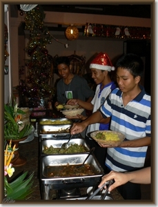 Kerstfeestje in Hotel Melamun