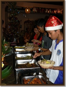 Kerstfeestje in Hotel Melamun