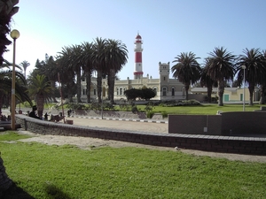 Vuurtoren en stadspark