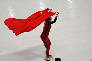 010 Zhou Winaar goud 1500 mtr. dames